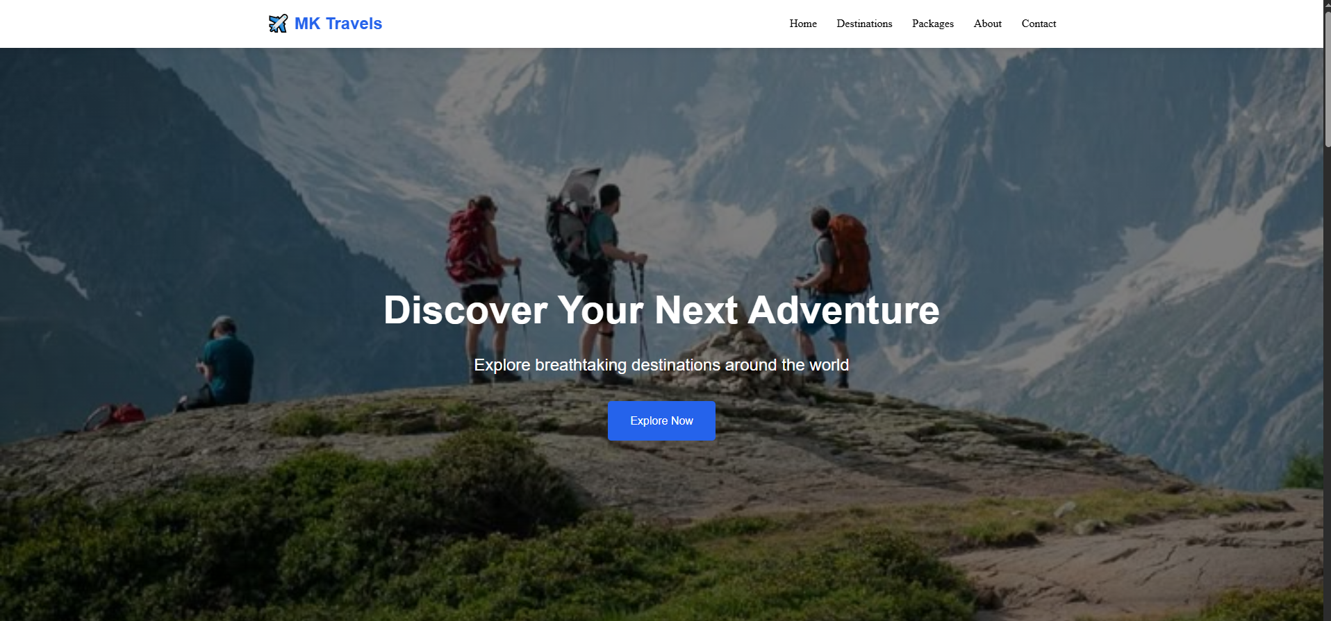 Travel student project